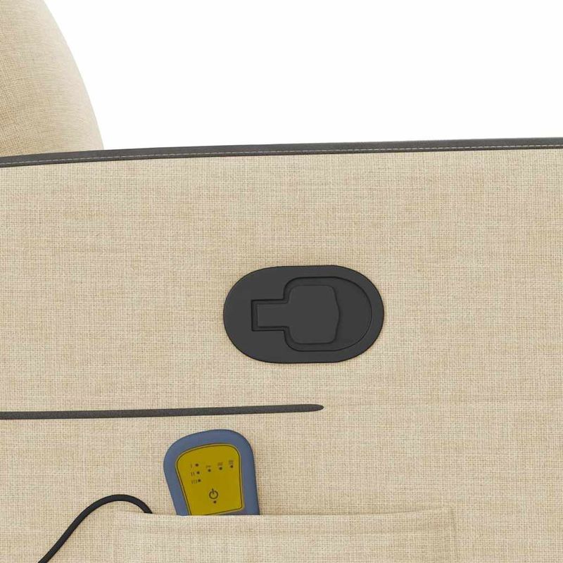 Ingrijire personala si Cosmetice - Sanatate si wellness - Articole wellness - Fotolii de masaj - Fotoliu rabatabil de masaj, crem, material textil - Infinity.ro