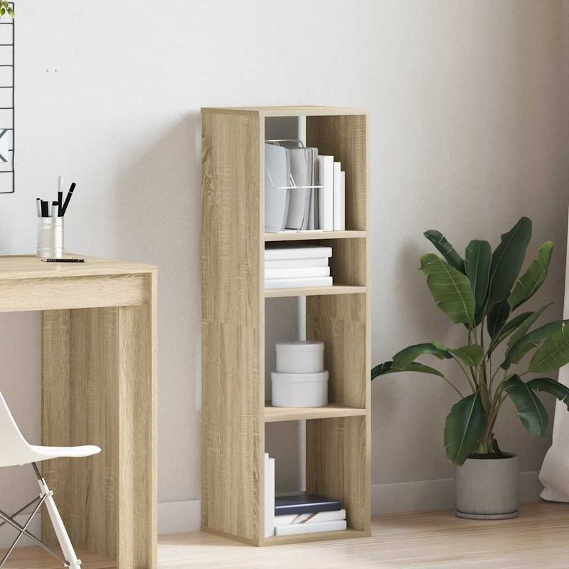 Casa si Gradina - Mobilier - Biblioteci si rafturi - Biblioteci - Biblioteca, stejar sonoma, 34x31x112 cm, lemn prelucrat - Infinity.ro