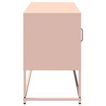 Casa si Gradina - Mobilier - Comode si corpuri - Comode - Dulap TV, roz, 100,5x39x60,5 cm, otel - Infinity.ro