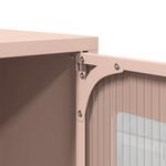 Casa si Gradina - Mobilier - Comode si corpuri - Comode - Dulap TV, roz, 100,5x39x60,5 cm, otel - Infinity.ro