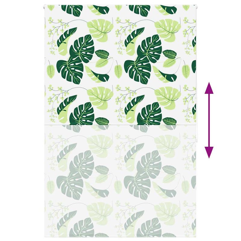 Casa si Gradina - Textile si covoare - Rulouri si jaluzele - Jaluza cu rola de dus 160x240 cm latime material 156 cm, frunze verzi - Infinity.ro