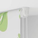 Casa si Gradina - Textile si covoare - Rulouri si jaluzele - Jaluza cu rola de dus 160x240 cm latime material 156 cm, frunze verzi - Infinity.ro