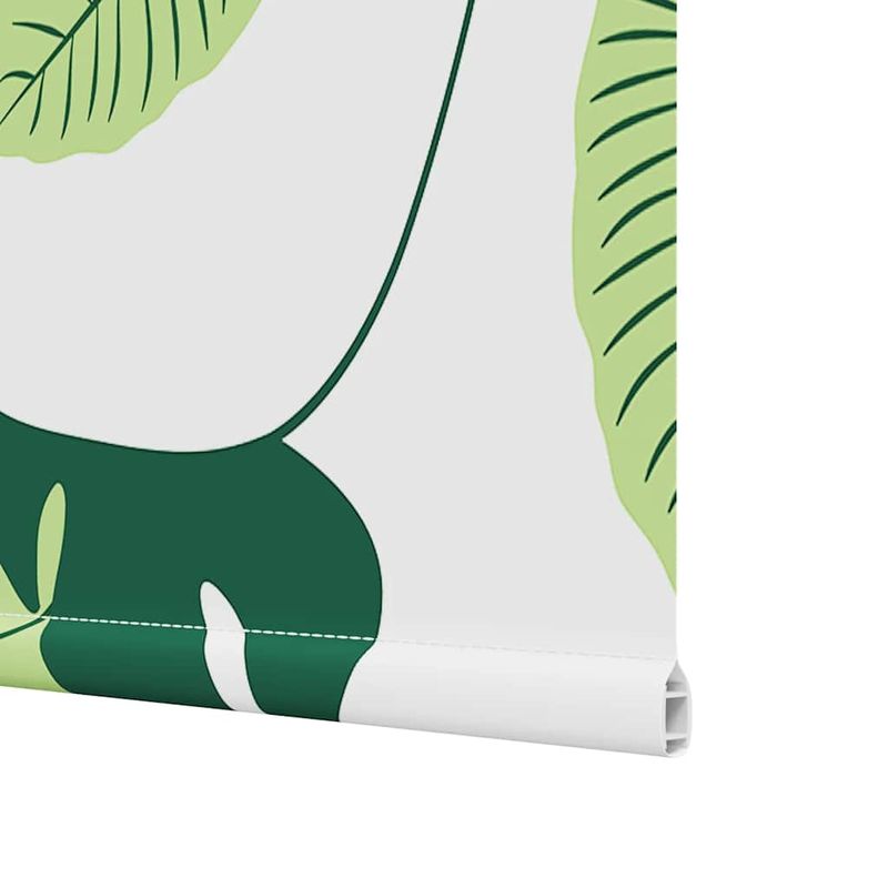 Casa si Gradina - Textile si covoare - Rulouri si jaluzele - Jaluza cu rola de dus 160x240 cm latime material 156 cm, frunze verzi - Infinity.ro