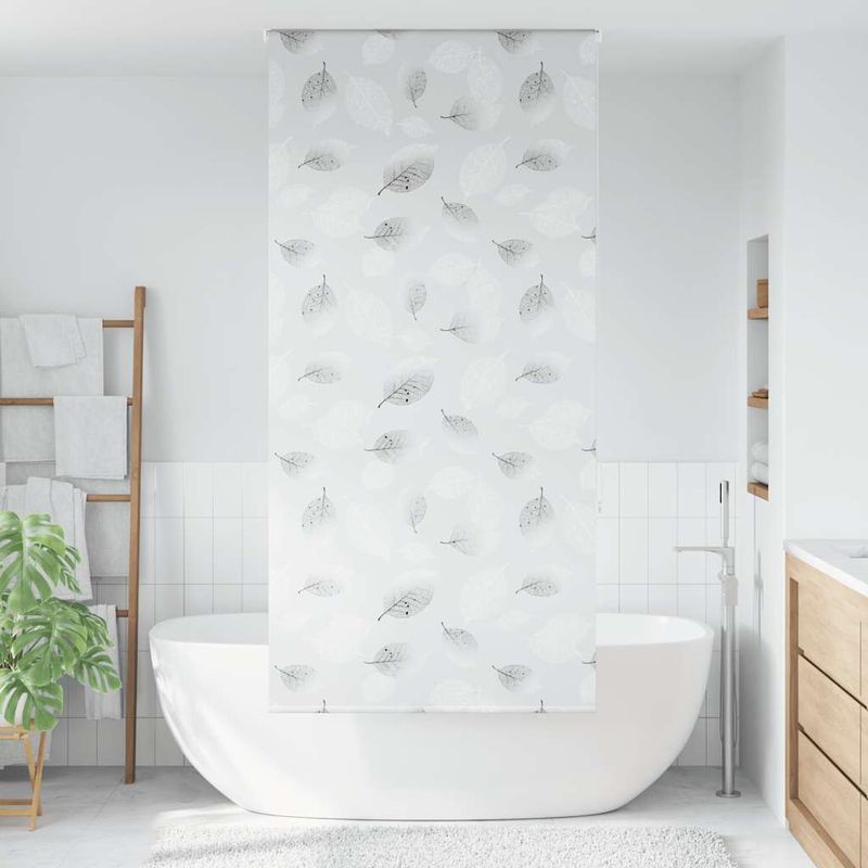Casa si Gradina - Textile si covoare - Rulouri si jaluzele - Jaluza cu rola de dus 100x240 cm latime material 96 cm, frunze - Infinity.ro
