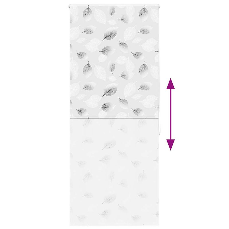 Casa si Gradina - Textile si covoare - Rulouri si jaluzele - Jaluza cu rola de dus 100x240 cm latime material 96 cm, frunze - Infinity.ro