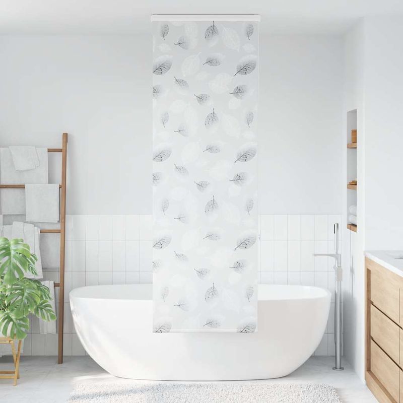 Casa si Gradina - Textile si covoare - Rulouri si jaluzele - Jaluza cu role de dus cu caseta 80x240 cm latime material 76 cm, frunze - Infinity.ro