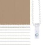 Casa si Gradina - Textile si covoare - Rulouri si jaluzele - Jaluzea tip zebra 145x200 cm latime tesatura 140,9 cm poliester, sand brown - Infinity.ro