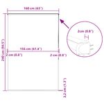 Casa si Gradina - Textile si covoare - Rulouri si jaluzele - Jaluza cu role de dus cu caseta 160x240cm latime material 156cm, alb - Infinity.ro