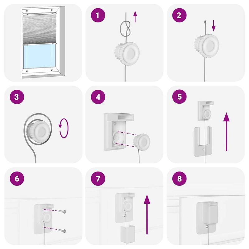 Casa si Gradina - Textile si covoare - Rulouri si jaluzele - Jaluza plisata gri deschis 70x100 cm Latime tesatura 69,4 cm - Infinity.ro