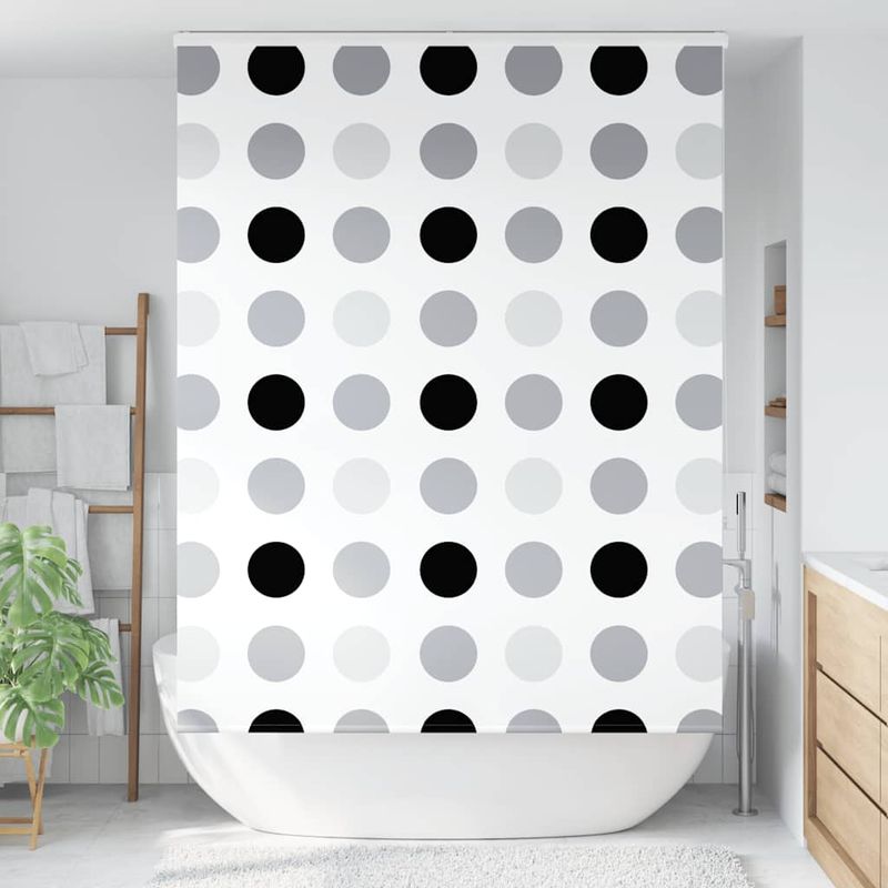 Casa si Gradina - Textile si covoare - Rulouri si jaluzele - Jaluza cu role de dus cu caseta 160x240cm latime material 156cm, cercuri - Infinity.ro