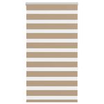 Casa si Gradina - Textile si covoare - Rulouri si jaluzele - Jaluzea tip zebra 75x150 cm latime tesatura 70,9 cm poliester, sand brown - Infinity.ro