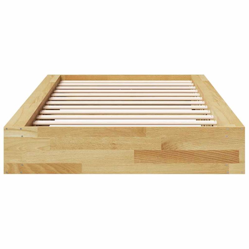 Casa si Gradina - Mobilier - Paturi si accesorii - Paturi - Cadru de pat fara saltea 100x200 cm din lemn masiv de stejar - Infinity.ro