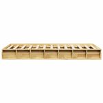 Casa si Gradina - Mobilier - Paturi si accesorii - Paturi - Cadru de pat fara saltea 100x200 cm din lemn masiv de stejar - Infinity.ro