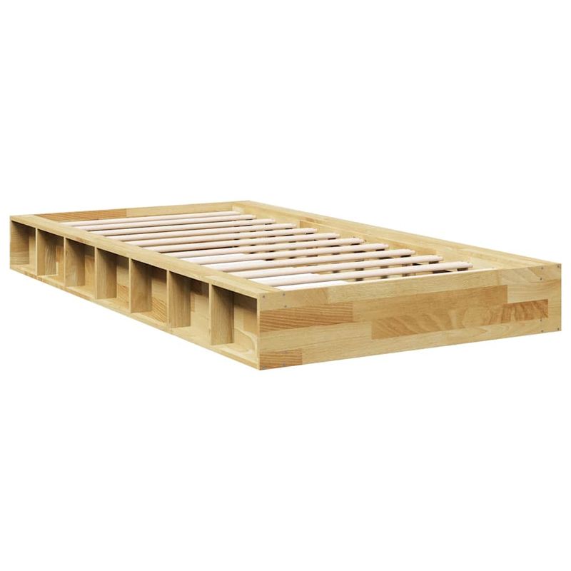 Casa si Gradina - Mobilier - Paturi si accesorii - Paturi - Cadru de pat fara saltea 100x200 cm din lemn masiv de stejar - Infinity.ro