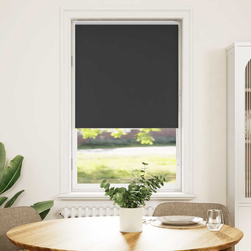 Casa si Gradina - Textile si covoare - Rulouri si jaluzele - Jaluza cu role opace negru 65x130 cm latime material 60,7 cm - Infinity.ro