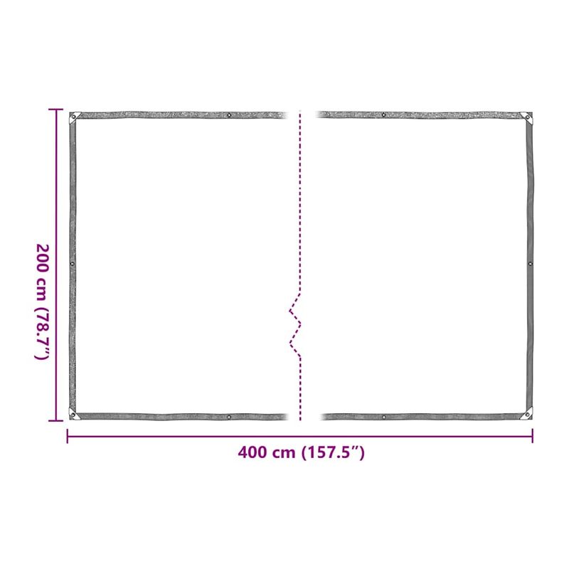 Casa si Gradina - Gradinarit si plante - Plante si ghivece - Accesorii ghivece si jardiniere - Capac pentru plante cu ochiuri 2x4 m polietilena - Infinity.ro