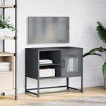 Casa si Gradina - Mobilier - Comode si corpuri - Comode - Dulap TV, antracit, 68x39x60,5 cm, otel - Infinity.ro