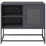 Casa si Gradina - Mobilier - Comode si corpuri - Comode - Dulap TV, antracit, 68x39x60,5 cm, otel - Infinity.ro