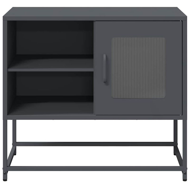 Casa si Gradina - Mobilier - Comode si corpuri - Comode - Dulap TV, antracit, 68x39x60,5 cm, otel - Infinity.ro