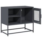 Casa si Gradina - Mobilier - Comode si corpuri - Comode - Dulap TV, antracit, 68x39x60,5 cm, otel - Infinity.ro