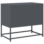 Casa si Gradina - Mobilier - Comode si corpuri - Comode - Dulap TV, antracit, 68x39x60,5 cm, otel - Infinity.ro