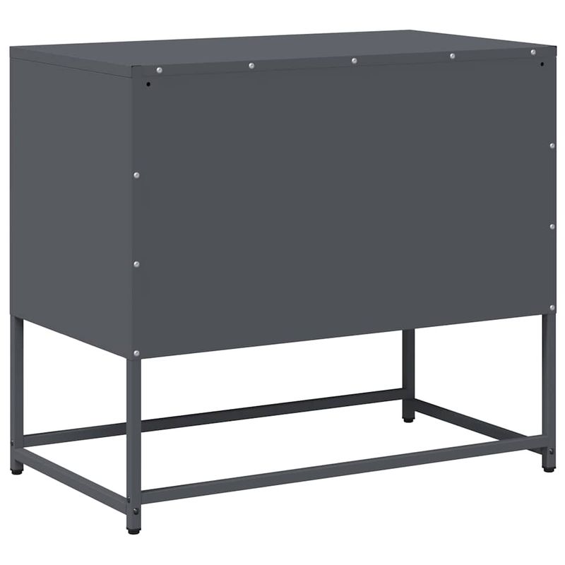 Casa si Gradina - Mobilier - Comode si corpuri - Comode - Dulap TV, antracit, 68x39x60,5 cm, otel - Infinity.ro