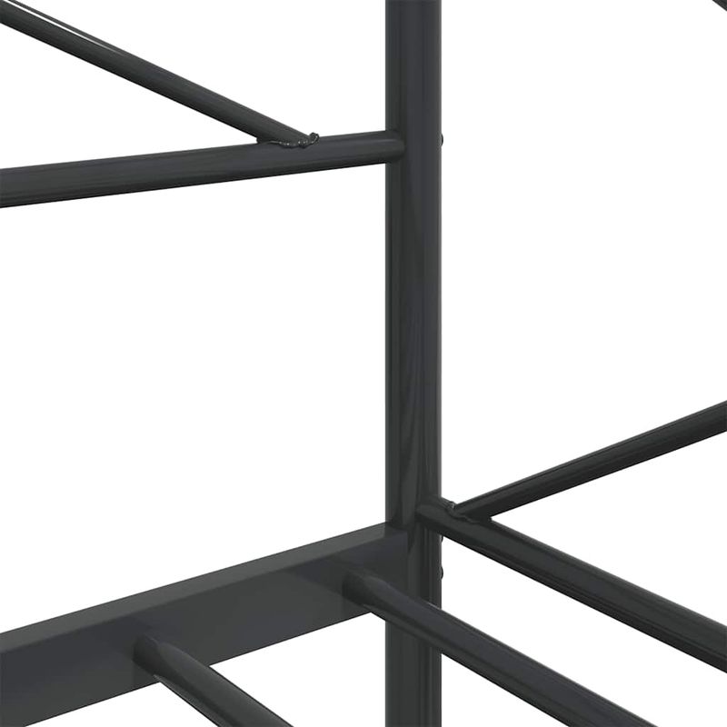 Casa si Gradina - Mobilier - Paturi si accesorii - Paturi - Pat de zi fara saltea Negru 90x200 cm Otel - Infinity.ro
