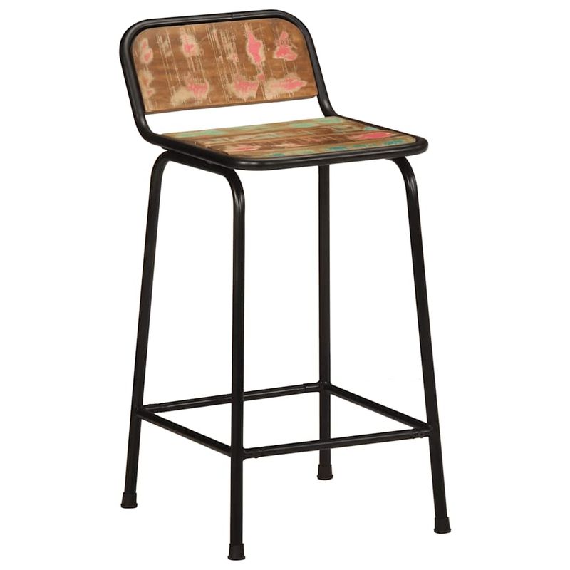 Casa si Gradina - Mobilier - Scaune si fotolii - Scaune - Scaune de bar 4 buc 46x35,5x80 cm lemn masiv recuperat - Infinity.ro