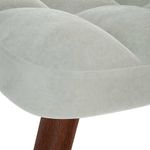 Casa si Gradina - Mobilier - Scaune si fotolii - Fotolii - Fotoliu de relaxare cu taburet, gri deschis, catifea - Infinity.ro