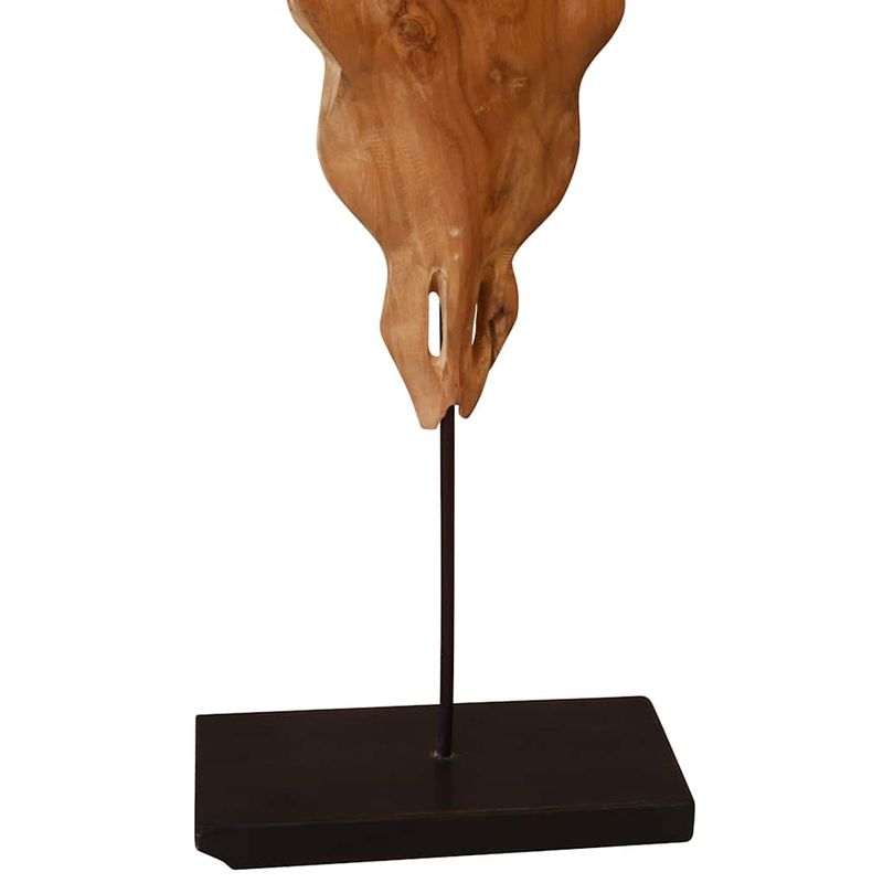 Casa si Gradina - Decoratiuni - Tablouri - Sculptura craniu de taur, 66x15x88 cm, tec - Infinity.ro