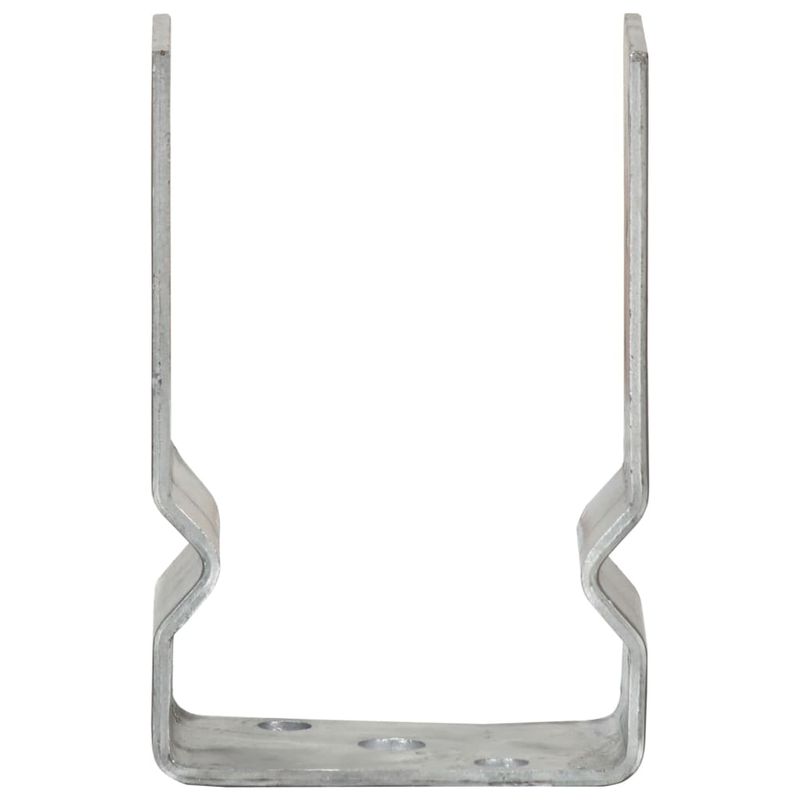 Casa si Gradina - Gradinarit si plante - Unelte gradinarit - Accesorii pentru unelte gradinarit - Ancore de gard, 12 buc., argintiu, 9x6x15 cm, otel galvanizat - Infinity.ro