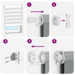 Casa si Gradina - Textile si covoare - Rulouri si jaluzele - Jaluzea tip zebra gri inchis latime tesatura 90,9 cm poliester, mărime 95x200 cm - Infinity.ro