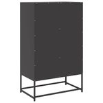 Casa si Gradina - Mobilier - Comode si corpuri - Corpuri bucatarie - Dulap inalt, negru, 68x39x111,5 cm, otel - Infinity.ro