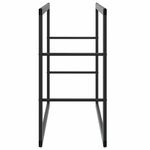 Casa si Gradina - Termice - Sobe, Seminee si accesorii - Accesorii seminee si sobe - Rastel pentru lemne de foc, negru, 55x30x61 cm, otel - Infinity.ro