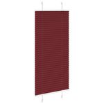 Casa si Gradina - Textile si covoare - Rulouri si jaluzele - Jaluza plisata Bordeaux Rosu 65x100 cm Latime material 64,4 cm - Infinity.ro
