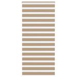 Casa si Gradina - Textile si covoare - Rulouri si jaluzele - Jaluzea tip zebra 110x200 cm latime tesatura 105,9 cm poliester, sand brown - Infinity.ro