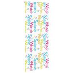 Casa si Gradina - Textile si covoare - Rulouri si jaluzele - Jaluza cu rola de dus 110x240 cm latime material 106 cm, cuvinte colorate - Infinity.ro