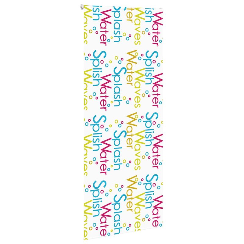 Casa si Gradina - Textile si covoare - Rulouri si jaluzele - Jaluza cu rola de dus 110x240 cm latime material 106 cm, cuvinte colorate - Infinity.ro