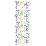 Casa si Gradina - Textile si covoare - Rulouri si jaluzele - Jaluza cu rola de dus 110x240 cm latime material 106 cm, cuvinte colorate - Infinity.ro