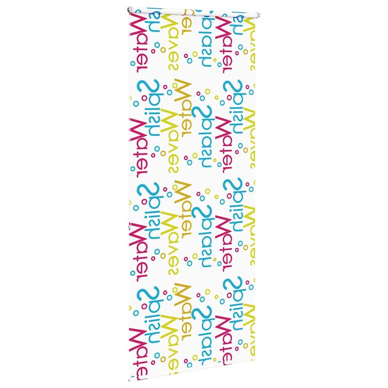 Casa si Gradina - Textile si covoare - Rulouri si jaluzele - Jaluza cu rola de dus 110x240 cm latime material 106 cm, cuvinte colorate - Infinity.ro
