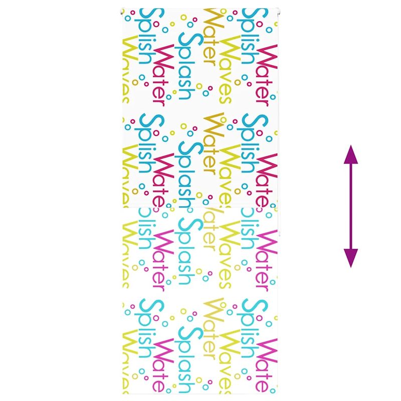 Casa si Gradina - Textile si covoare - Rulouri si jaluzele - Jaluza cu rola de dus 110x240 cm latime material 106 cm, cuvinte colorate - Infinity.ro