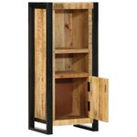 Casa si Gradina - Mobilier - Mobilier baie - Comode baie - Dulap de baie 40x30x90 cm Lemn masiv Mango brut - Infinity.ro