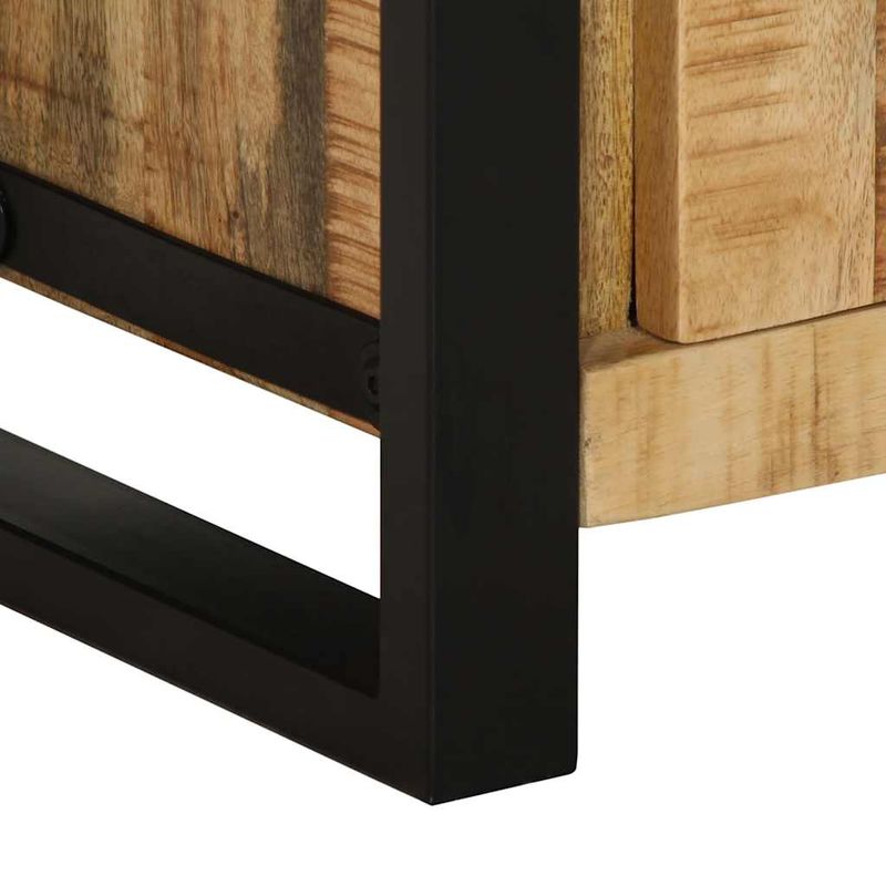Casa si Gradina - Mobilier - Mobilier baie - Comode baie - Dulap de baie 40x30x90 cm Lemn masiv Mango brut - Infinity.ro
