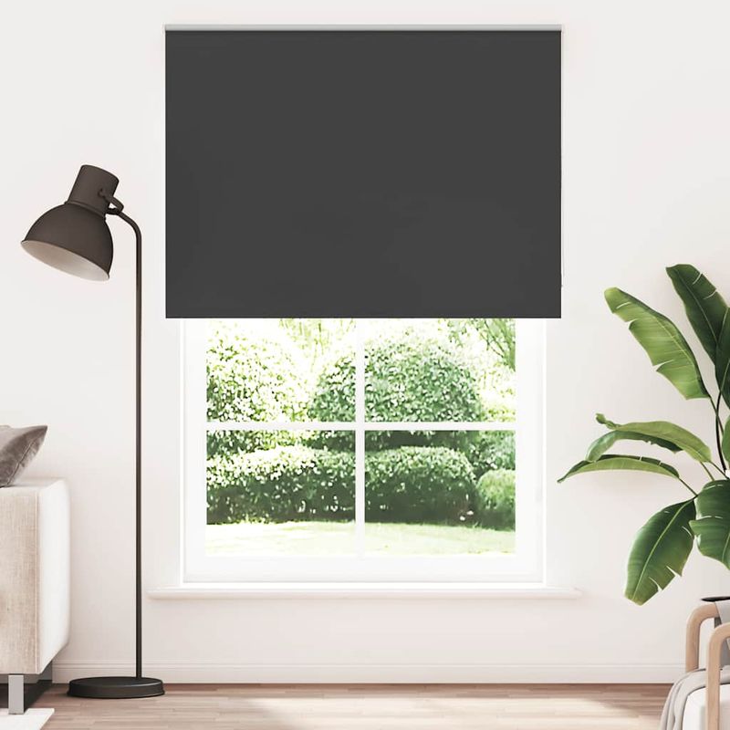 Casa si Gradina - Textile si covoare - Rulouri si jaluzele - Jaluza cu role opace negru 150x210 cm Latime tesatura 146,6 cm - Infinity.ro