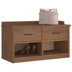 Casa si Gradina - Mobilier - Organizare si depozitare - Bancute - Banca pentru hol, „SANDNES” 87x40x50 cm din lemn masiv de pin - Infinity.ro