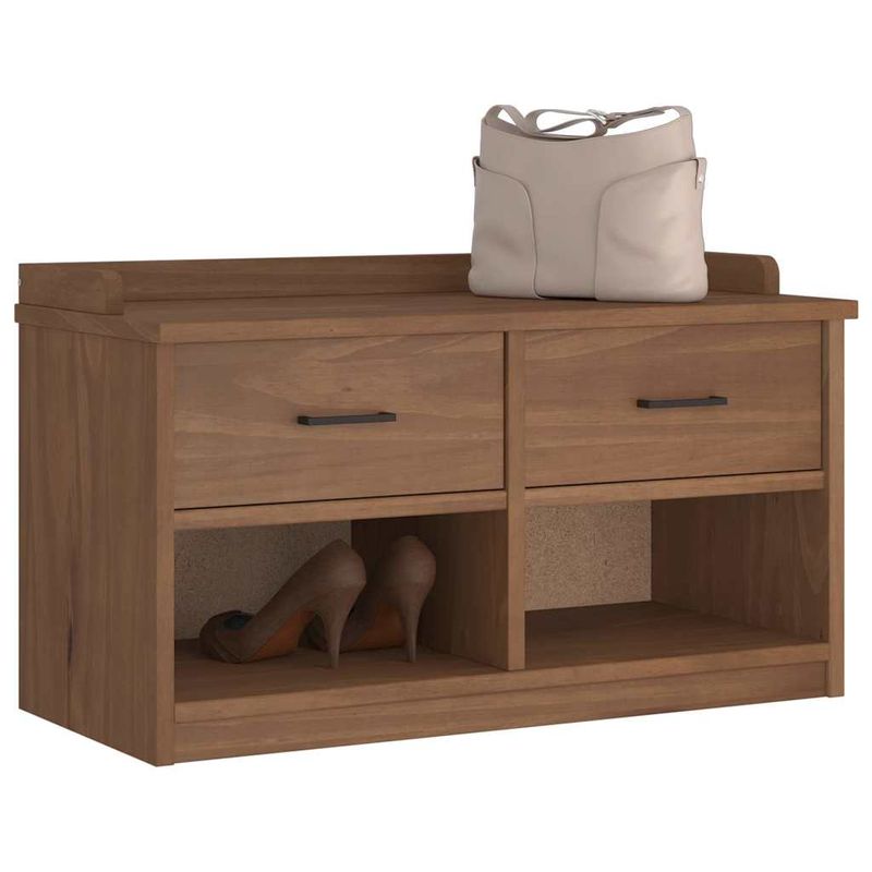 Casa si Gradina - Mobilier - Organizare si depozitare - Bancute - Banca pentru hol, „SANDNES” 87x40x50 cm din lemn masiv de pin - Infinity.ro