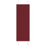 Casa si Gradina - Textile si covoare - Rulouri si jaluzele - Jaluza plisata Bordeaux Rosu 40x100 cm Latime tesatura 39,4 cm - Infinity.ro
