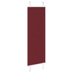 Casa si Gradina - Textile si covoare - Rulouri si jaluzele - Jaluza plisata Bordeaux Rosu 40x100 cm Latime tesatura 39,4 cm - Infinity.ro