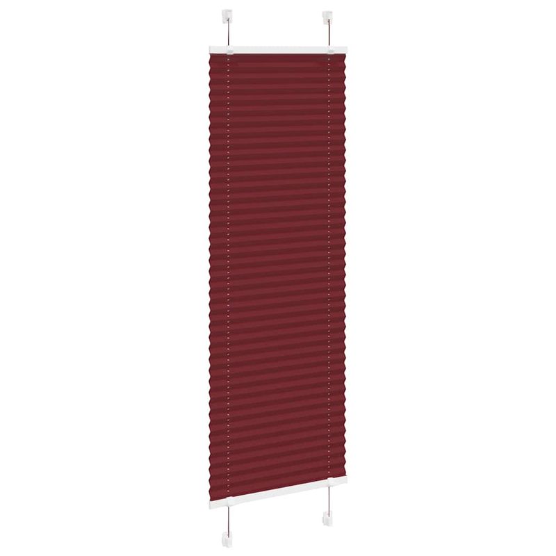 Casa si Gradina - Textile si covoare - Rulouri si jaluzele - Jaluza plisata Bordeaux Rosu 40x100 cm Latime tesatura 39,4 cm - Infinity.ro