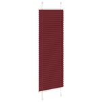 Casa si Gradina - Textile si covoare - Rulouri si jaluzele - Jaluza plisata Bordeaux Rosu 40x100 cm Latime tesatura 39,4 cm - Infinity.ro